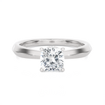 Emerald-Cut Lab Grown Diamond Solitaire Engagement Ring