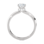 Emerald-Cut Lab Grown Diamond Solitaire Engagement Ring
