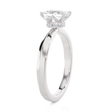 Emerald-Cut Lab Grown Diamond Solitaire Engagement Ring