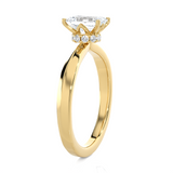 Emerald-Cut Lab Grown Diamond Solitaire Engagement Ring