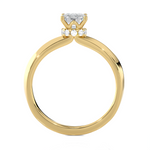 Emerald-Cut Lab Grown Diamond Solitaire Engagement Ring