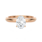 1 ctw Oval Lab Grown Diamond Solitaire Engagement Ring