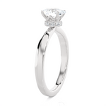 1 ctw Oval Lab Grown Diamond Solitaire Engagement Ring