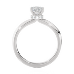 1 ctw Oval Lab Grown Diamond Solitaire Engagement Ring