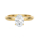 1 ctw Oval Lab Grown Diamond Solitaire Engagement Ring