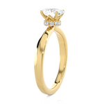 1 ctw Oval Lab Grown Diamond Solitaire Engagement Ring