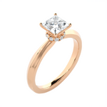1 ctw Princess-Cut Lab Grown Diamond Solitaire Engagement Ring