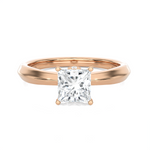 1 ctw Princess-Cut Lab Grown Diamond Solitaire Engagement Ring