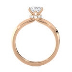 1 ctw Princess-Cut Lab Grown Diamond Solitaire Engagement Ring