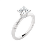 1 ctw Princess-Cut Lab Grown Diamond Solitaire Engagement Ring