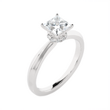 1 ctw Princess-Cut Lab Grown Diamond Solitaire Engagement Ring
