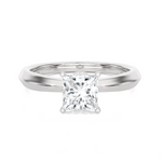1 ctw Princess-Cut Lab Grown Diamond Solitaire Engagement Ring
