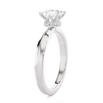 1 ctw Princess-Cut Lab Grown Diamond Solitaire Engagement Ring