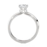 1 ctw Princess-Cut Lab Grown Diamond Solitaire Engagement Ring