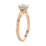 1 ctw Oval Lab Grown Diamond Solitaire Engagement Ring