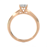 1 ctw Oval Lab Grown Diamond Solitaire Engagement Ring