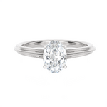 1 ctw Oval Lab Grown Diamond Solitaire Engagement Ring