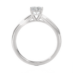 1 ctw Oval Lab Grown Diamond Solitaire Engagement Ring