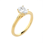 1 ctw Oval Lab Grown Diamond Solitaire Engagement Ring