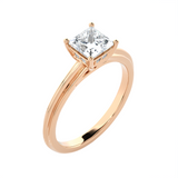1 ctw Princess-Cut Lab Grown Diamond Solitaire Engagement Ring