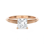 1 ctw Princess-Cut Lab Grown Diamond Solitaire Engagement Ring