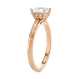 1 ctw Princess-Cut Lab Grown Diamond Solitaire Engagement Ring