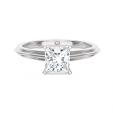 1 ctw Princess-Cut Lab Grown Diamond Solitaire Engagement Ring