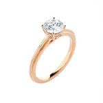 1 3/8 ctw Round Lab Grown Diamond Solitaire Engagement Ring
