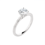 1 3/8 ctw Round Lab Grown Diamond Solitaire Engagement Ring