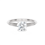 1 3/8 ctw Round Lab Grown Diamond Solitaire Engagement Ring