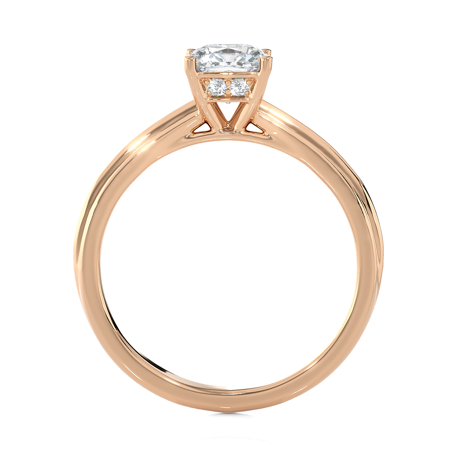 1 1/4 ctw Princess-Cut Lab Grown Diamond Solitaire Engagement Ring