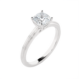 1 1/4 ctw Princess-Cut Lab Grown Diamond Solitaire Engagement Ring
