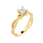 1/2 ctw Princess-Cut Lab Grown Diamond Solitaire Engagement Ring
