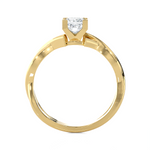 1/2 ctw Princess-Cut Lab Grown Diamond Solitaire Engagement Ring