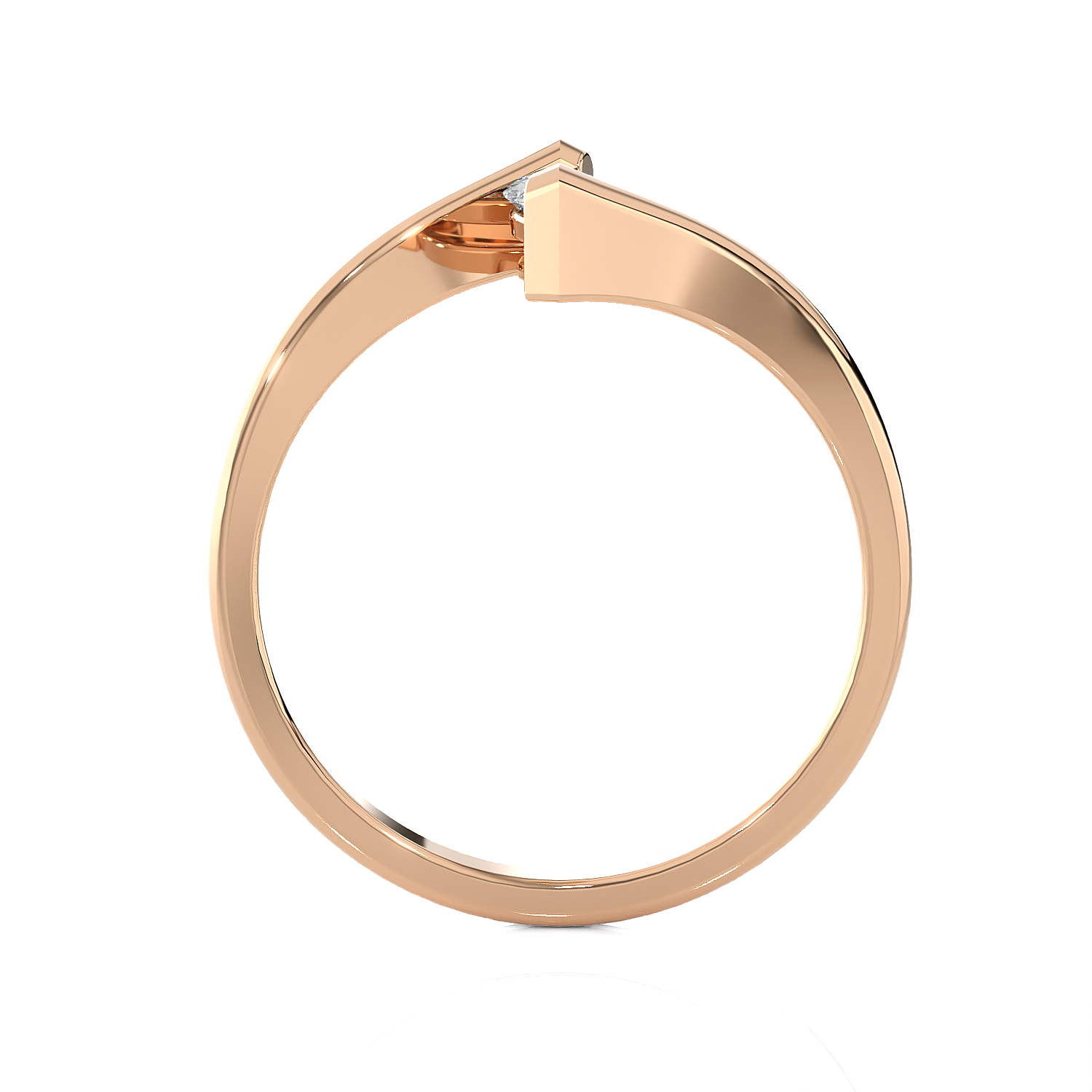 1/4 ctw Marquise Lab Grown Diamond Solitaire Engagement Ring