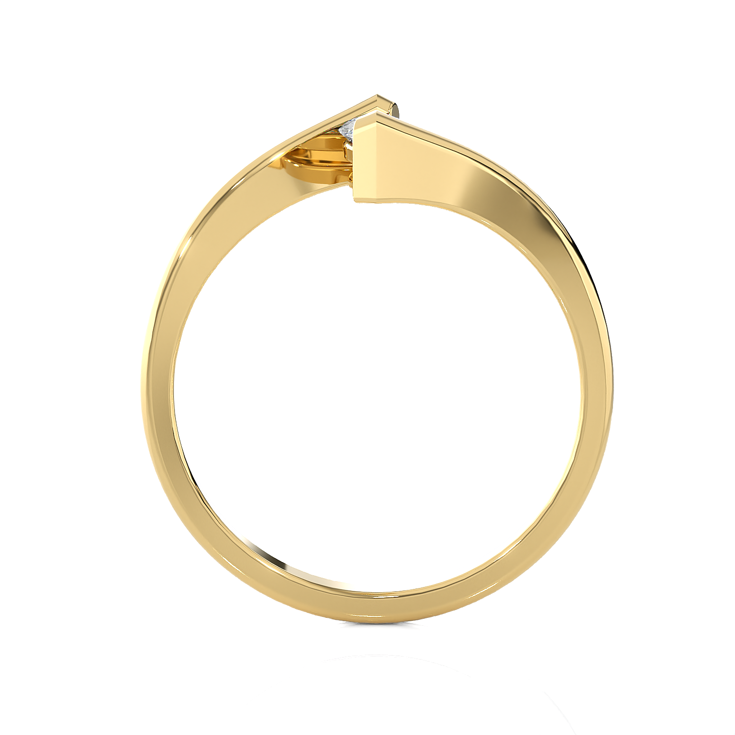 1/4 ctw Marquise Lab Grown Diamond Solitaire Engagement Ring