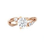 1 ctw Round Three Stone Lab Grown Diamond Ring