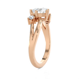 1 ctw Round Three Stone Lab Grown Diamond Ring