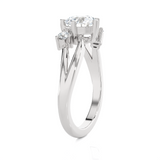 1 ctw Round Three Stone Lab Grown Diamond Ring