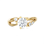 1 ctw Round Three Stone Lab Grown Diamond Ring
