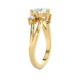 1 ctw Round Three Stone Lab Grown Diamond Ring