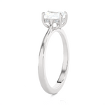 1 ctw Princess-Cut Lab Grown Diamond Solitaire Engagement Ring