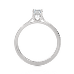 1 ctw Princess-Cut Lab Grown Diamond Solitaire Engagement Ring