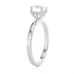 1 ctw Oval Lab Grown Diamond Solitaire Engagement Ring