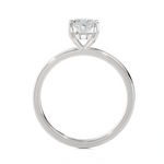 1 ctw Oval Lab Grown Diamond Solitaire Engagement Ring