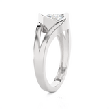 7/8 ctw Round Lab Grown Diamond Solitaire Engagement Ring