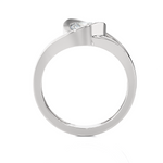 7/8 ctw Round Lab Grown Diamond Solitaire Engagement Ring