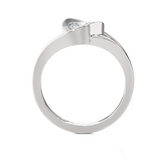 7/8 ctw Round Lab Grown Diamond Solitaire Engagement Ring