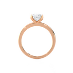 1 ctw Princess-Cut Lab Grown Diamond Solitaire Engagement Ring