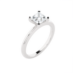 1 ctw Princess-Cut Lab Grown Diamond Solitaire Engagement Ring